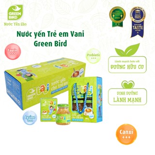  Nước Yến Cho Trẻ Em Green Bird Babi Hương Vani Tốt Cho Hệ Tiêu Hóa Hũ 72g 