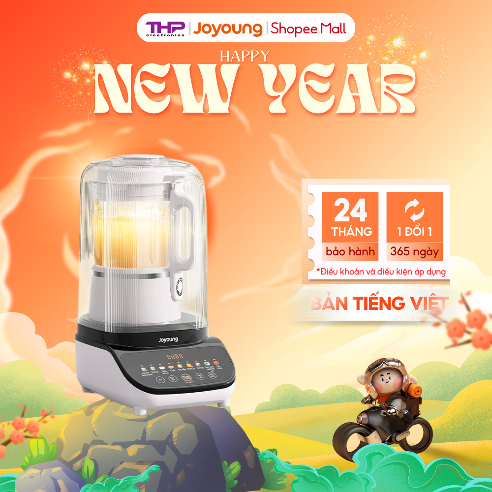 (Tiếng Việt) Máy nấu sữa hạt đa năng Joyoung JHSB-602 Pro - BH 24 tháng
