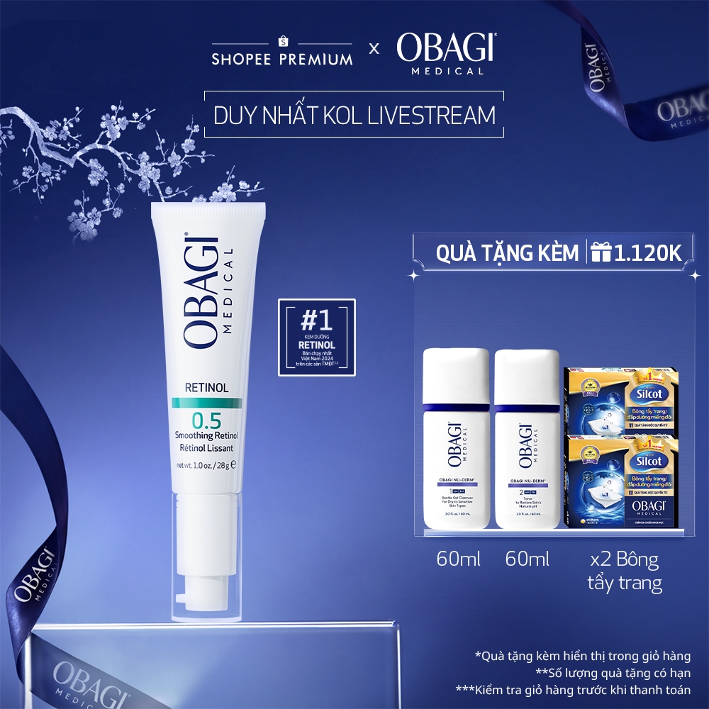 [Obagi-KOL] Kem Ngừa Lão Hóa & Tái Tạo Da Obagi Retinol 0.5 28g