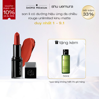  son lì lâu trôi có dưỡng shu uemura rouge unlimited kinu matte 3.3g 