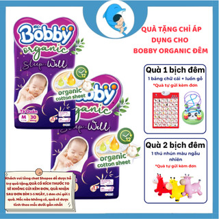  Tã Bỉm quần Bobby Organic  Organic SleepWell size M54 L48 XL46 2XL42 3XL31 M30 L26 XL24 2XL22 3XL20 MECAHEO 