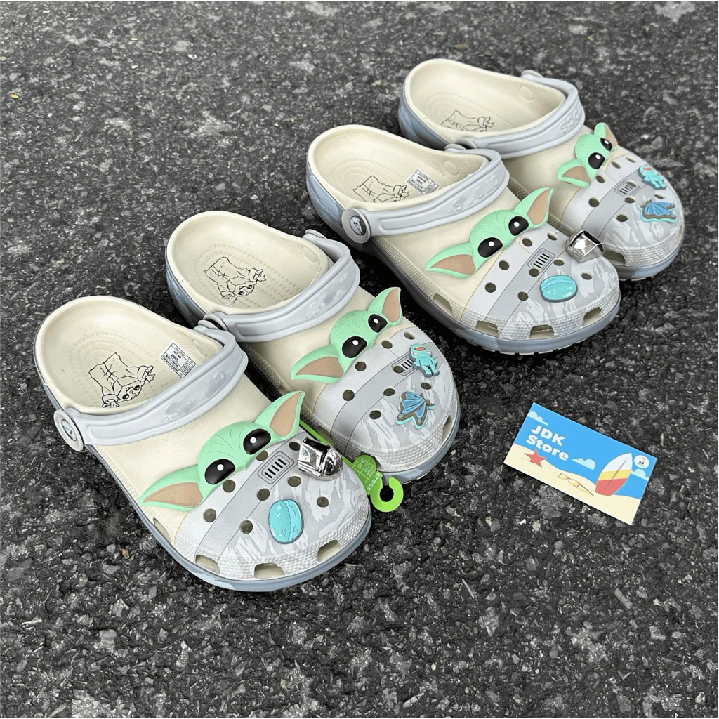 JDK Store_Dép Sục  Star Wars Grogu Classic Clog Bone