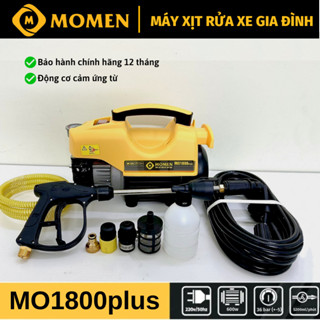 Máy Xịt Rửa Xe Cao Áp Cho Ô Tô Xe Máy Mo1800plus Phun Áp Lực Cầm Tay Mini Gia Đình - Bảo Hành 12 Tháng 
