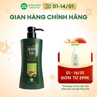  Dầu Gội Dược Liệu Nguyên Xuân Xanh Dưỡng tóc 400g 