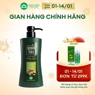  Dầu Gội Dược Liệu Nguyên Xuân Xanh Dưỡng Tóc 365g KM 35g - giá không đổi 