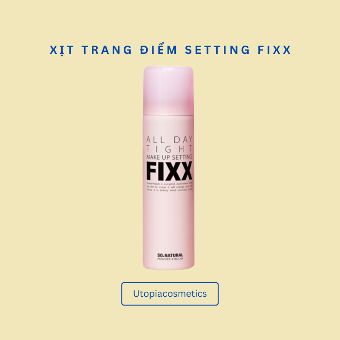 Xịt khoá makeup So natural Fixx