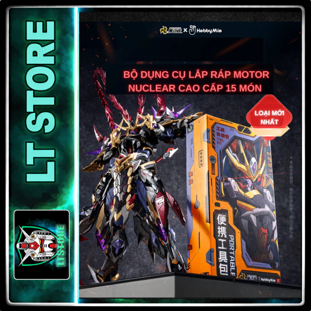 Bộ dụng cụ lắp ráp cao cấp Motor nuclear - Lubu - Lữ bố 15 món - Dụng cụ lắp ráp Gundam - Gunpla Hob