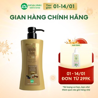  Dầu gội dược liệu Nguyên Xuân Bồng bềnh 350ml - Ngát hương hoa da đầu dầu bết. Khuyến mại thêm 35ml giá không đổi  