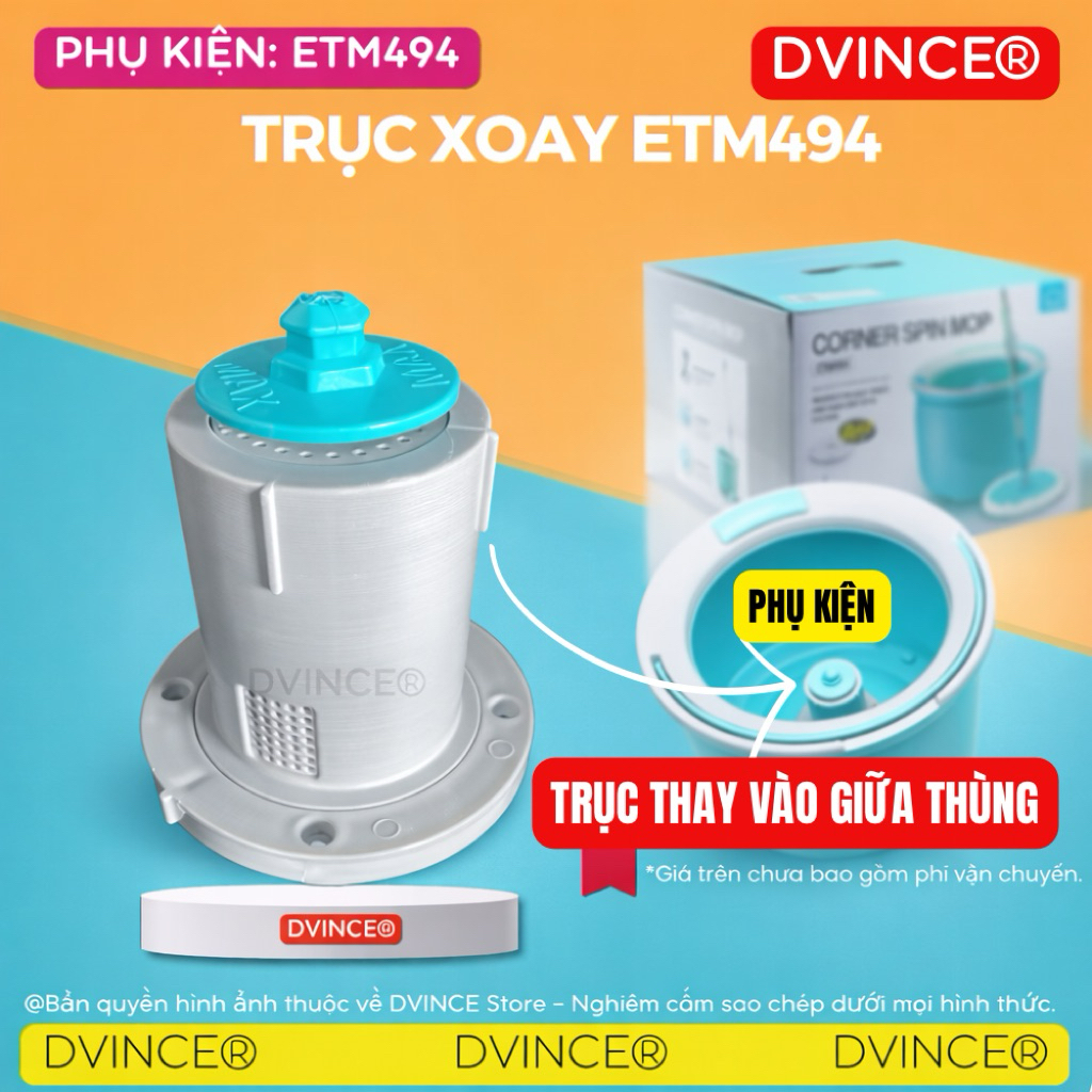 ⚡PHỤ KIỆN ETM494 - TRỤC XOAY ETM494 - TRỤC XOAY GIỮA THÙNG ETM494 IocknIock.