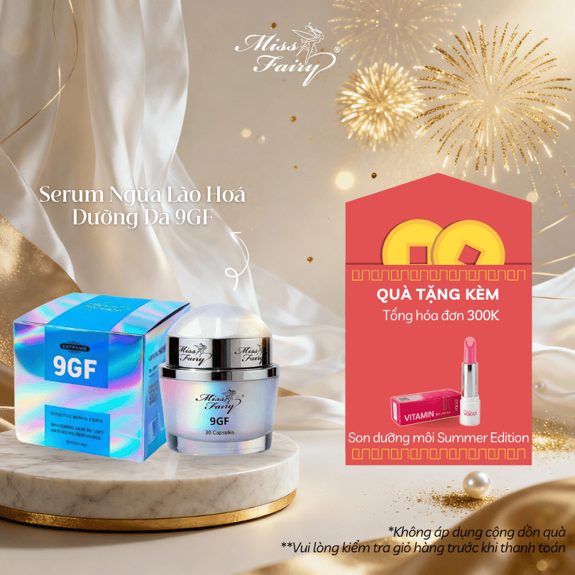 Viên nang dưỡng trắng da 9GF Miss Fairy