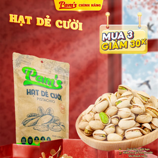  Hạt Dẻ Cười Nhập Khẩu Mỹ Pams 180g túi  Rang Mộc Béo Bùi Giòn Thơm Không Tẩy Trắng 
