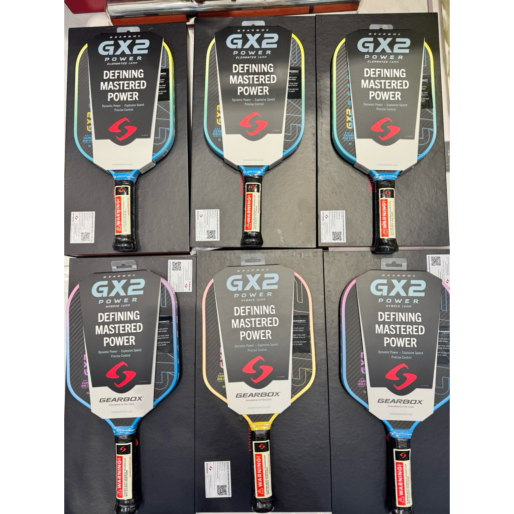 Vợt Pickleball Gearbox GX2 Power 16mm chính hãng công ty