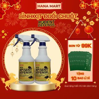  Bình xịt đuổi chuột Rodent Defense đuổi chuột nhanh chóng chiết xuất tự nhiên 100% bảo vệ nhà cửa khoang máy ô tô 