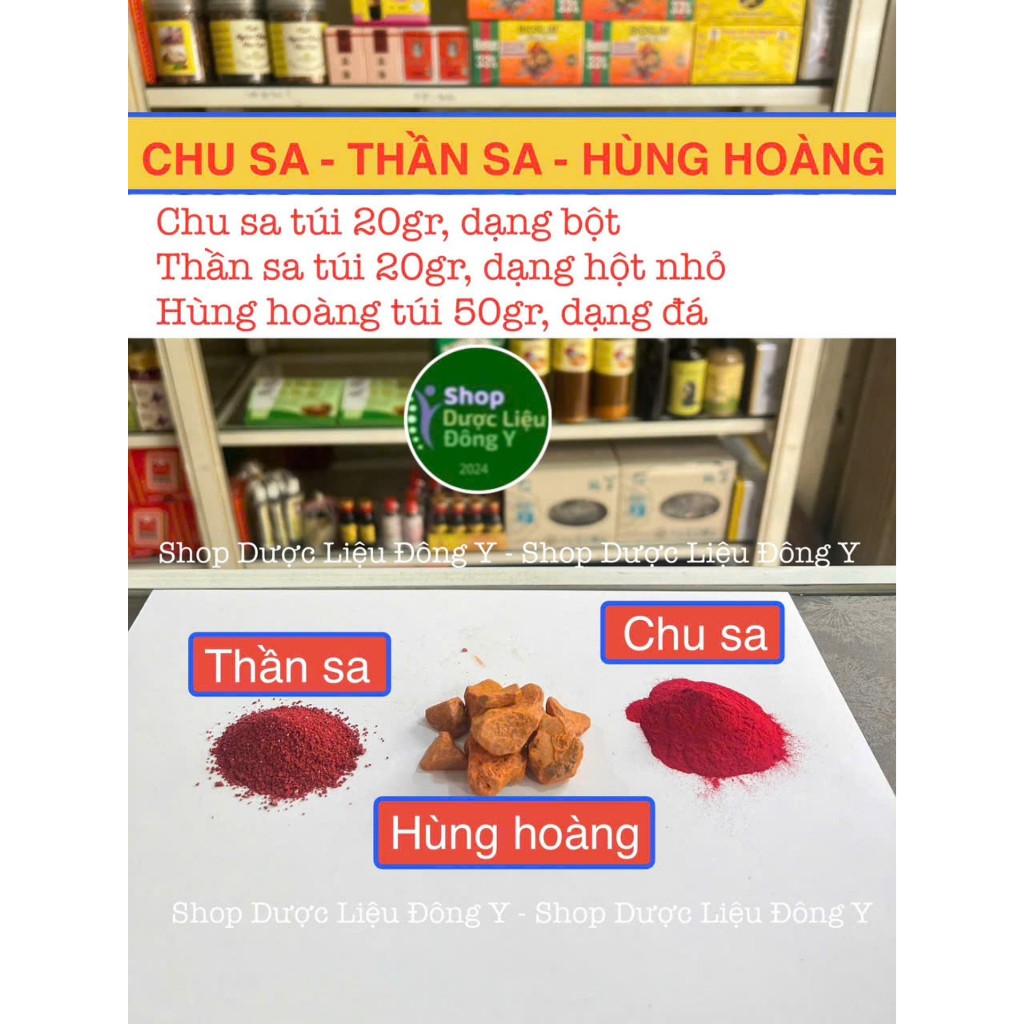 Thần Sa - Chu Sa - Hùng Hoàng (Hồng Hoàng) - Phong Thủy