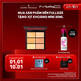  Bảng che khuyết điểm MAC Studio Fix Conceal and Correct Palette có 4 màu che khuyết điểm và 2 tông màu triệt sắc 