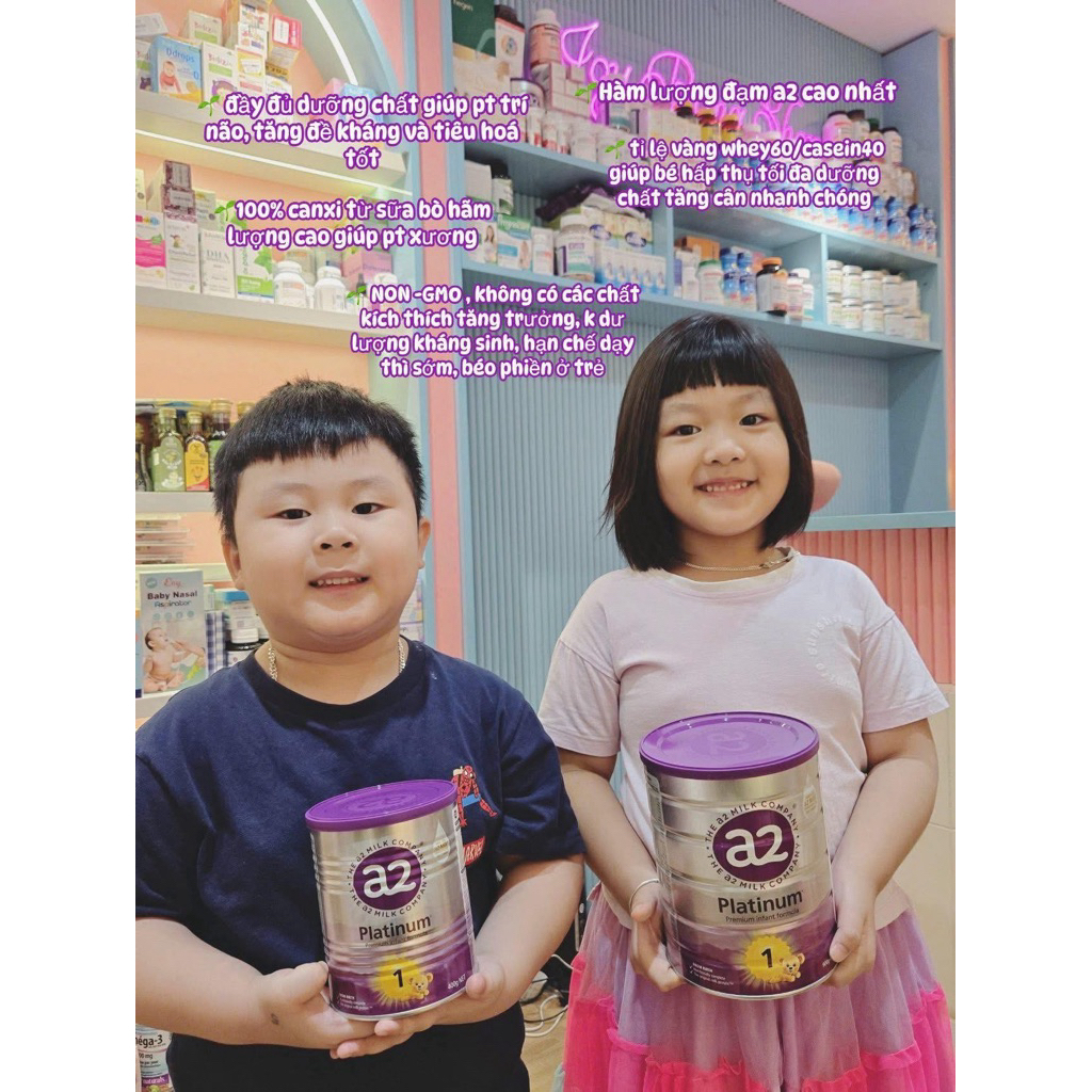 sữa a2 platinum và a2 gentle gold nhập khẩu Úc