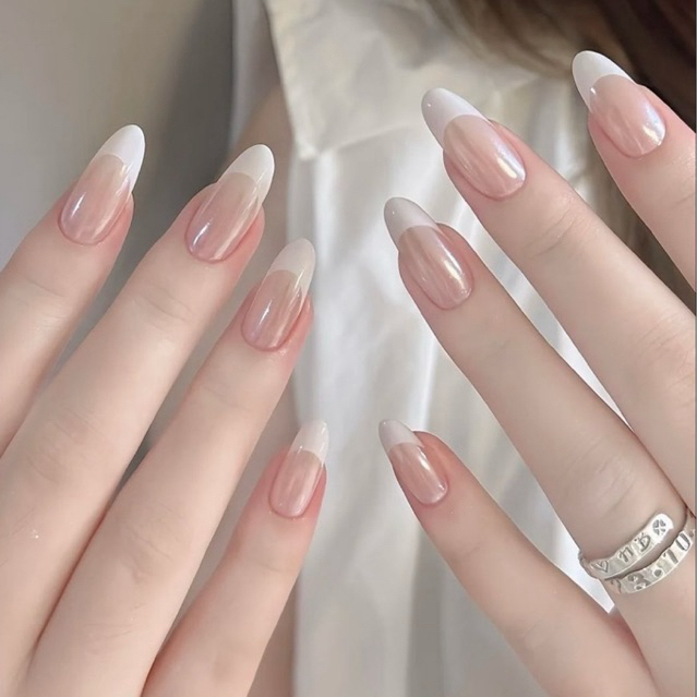 NAIL BOX SƠN THẠCH FRENCH ĐẦU MÓNG TRÁNG GƯƠNG SIÊU BÓNG