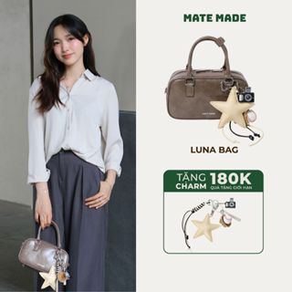   LUNA BAG  Túi Đeo Chéo Nữ MATE MADE Luna Da PU Cao Cấp Size 22 