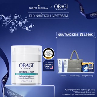   Obagi x Lucie  Kem dưỡng tái tạo & trẻ hóa da ban đêm Obagi Medical Retinol + PHA  50ml  