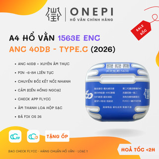    A4 1563E   Tai Nghe Bluetooth Hổ Vằn 1563E ENC Chống Ồn ANC 40DB - Xuyên Âm HDR Kết Nối Đa Thiết Bị 