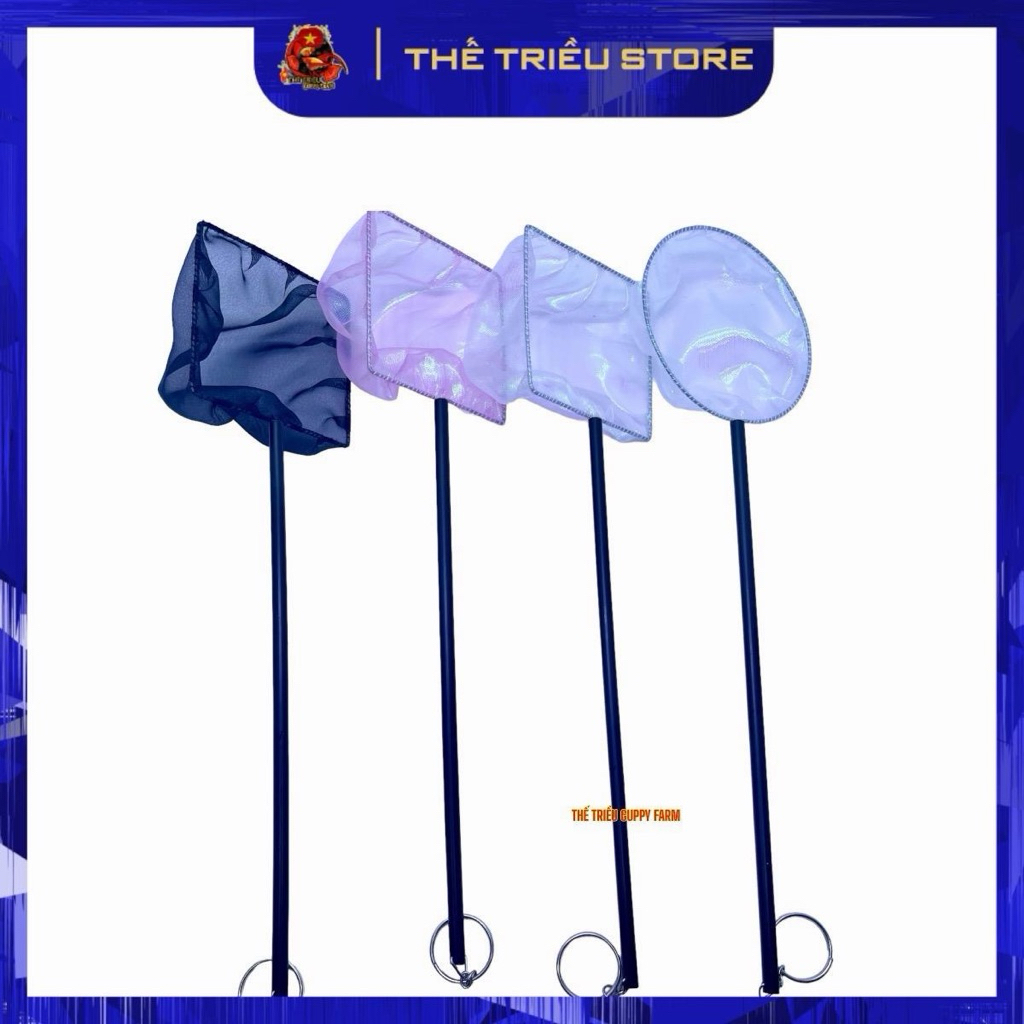Vợt 3 trong 1 - Show cá, vớt cá con, vớt artemia ( Vuông & Tròn 10cm )