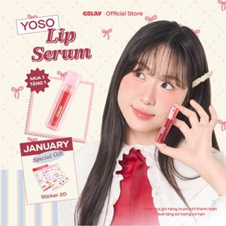  Son Dưỡng Bóng Có Màu Thuần Chay GSLAY YOSO Lip Serum dưỡng ẩm tái tạo môi 1ml 