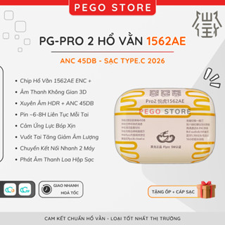    Pro 2 1562AE   Tai Nghe Hổ Vằn 1562AE ENC Tai Nghe Bluetooth Pro 2 ANC 45DB Xuyên Âm - Âm Thanh Không Gian 