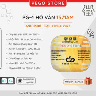    PG-4 1571AM   Tai Nghe Hổ Vằn 1571AM Adaptive Tai Nghe Bluetooth PG-4 ANC 45DB Xuyên Âm - Nhận Biết Hội Thoại 