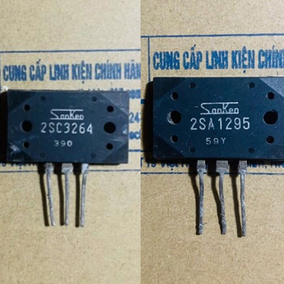 Cặp Linh Kiện 2SA1295 C3264 1295 3264 TRANSISTORS 17A,230V,200W (Tháo Máy) ( 2 mã)