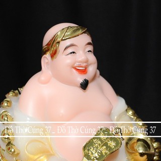 [ CAO  20 CM ] TƯỢNG THẦN TÀI  THỔ ĐỊA MÀU VÀNG ĐỒNG - CHẤT LIỆU BỘT ĐÁ ( Mã 002 )  ]