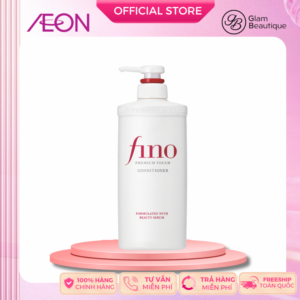 Fino Dầu gội/ Dầu xả chăm sóc tóc cao cấp 550ml Glam Beautique