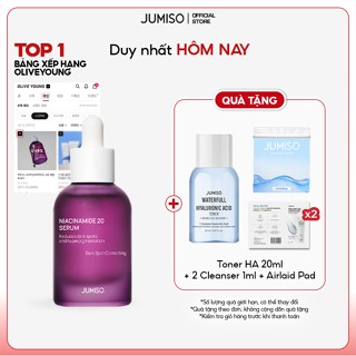   Niacinamide 20%  Tinh chất hỗ trợ dưỡng sáng mờ thâm JUMISO Niacinamide 20% Serum 40ml 