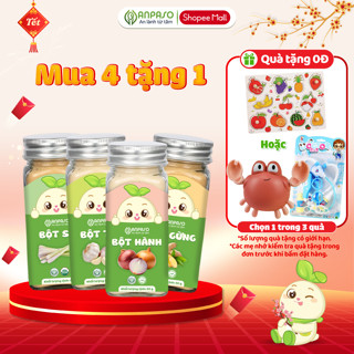  Combo Bột Gia Vị Ăn Dặm Cho Bé Anpaso -  Gia vị ăn dặm bột hành bột tỏi 