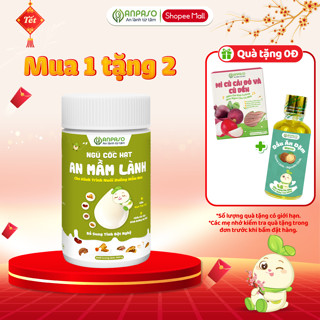   MUA HỘP 500G NHẠN 2 QUÀ  Ngũ Cốc An Mầm Lành Anpaso - Ngũ cốc dinh dưỡng từ các loại hạt - Giàu đạm thực vật 