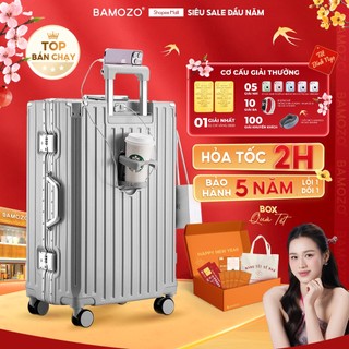  Vali Bamozo Khung Nhôm Size 20 24 Cao Cấp_9066 