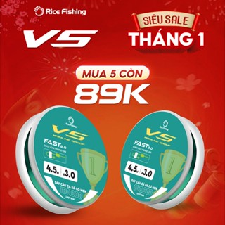  Dây trục câu đài cước câu cá Rice Fishing dây trục V5 nylon lụa Nhật siêu mềm tăng sức tải DC-21 