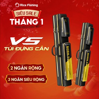  Túi Đựng Cần Câu Tay RICE FISHING chống thấm nước Siêu Bền 2 3 ngăn TC-23 