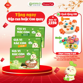  Gia Vị Rắc Cơm Cho Bé Anpaso - Rong Biển Trộn Cơm Vị Cá Hồi Rong Biển Rau Củ 