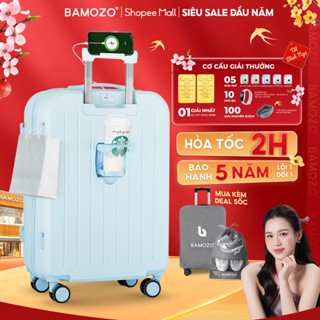  Vali Du Lịch Bamozo Thời Trang Size 20 24 Chất Liệu Nhựa ABS 3 Lớp Bền Đẹp_8812 