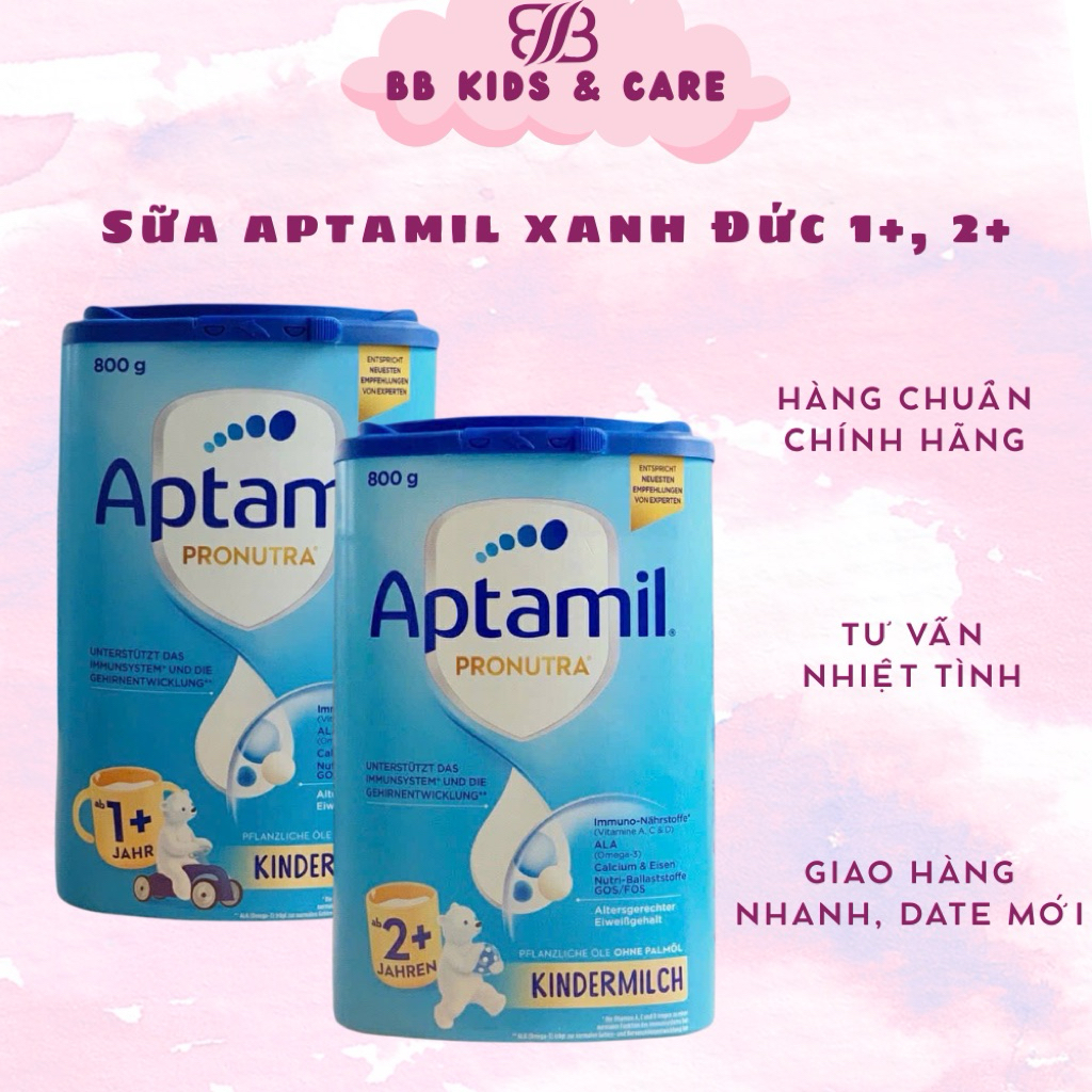 [Date 2027] Sữa Aptamil nội địa Đức Pronutra Kindermilch Hộp Giấy 800g Số 1+,2+