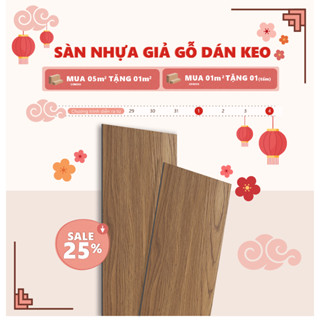  Sàn Nhựa Giả Gỗ Dán Keo cao cấp Loho House - Loại bóc dán sẵn keo KT 91.44x15.44 cm dày 2mm 