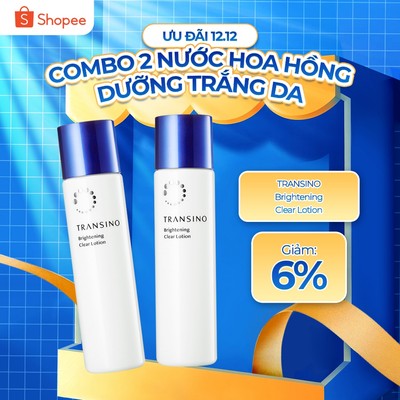 Combo 2 Nước Hoa Hồng TRANSINO Dưỡng Sáng Da 150ml