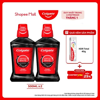   Livestream  Bộ 2 nước súc miệng Colgate the mát dài lâu gấp 10X - diệt 99,9% vi khuẩn 