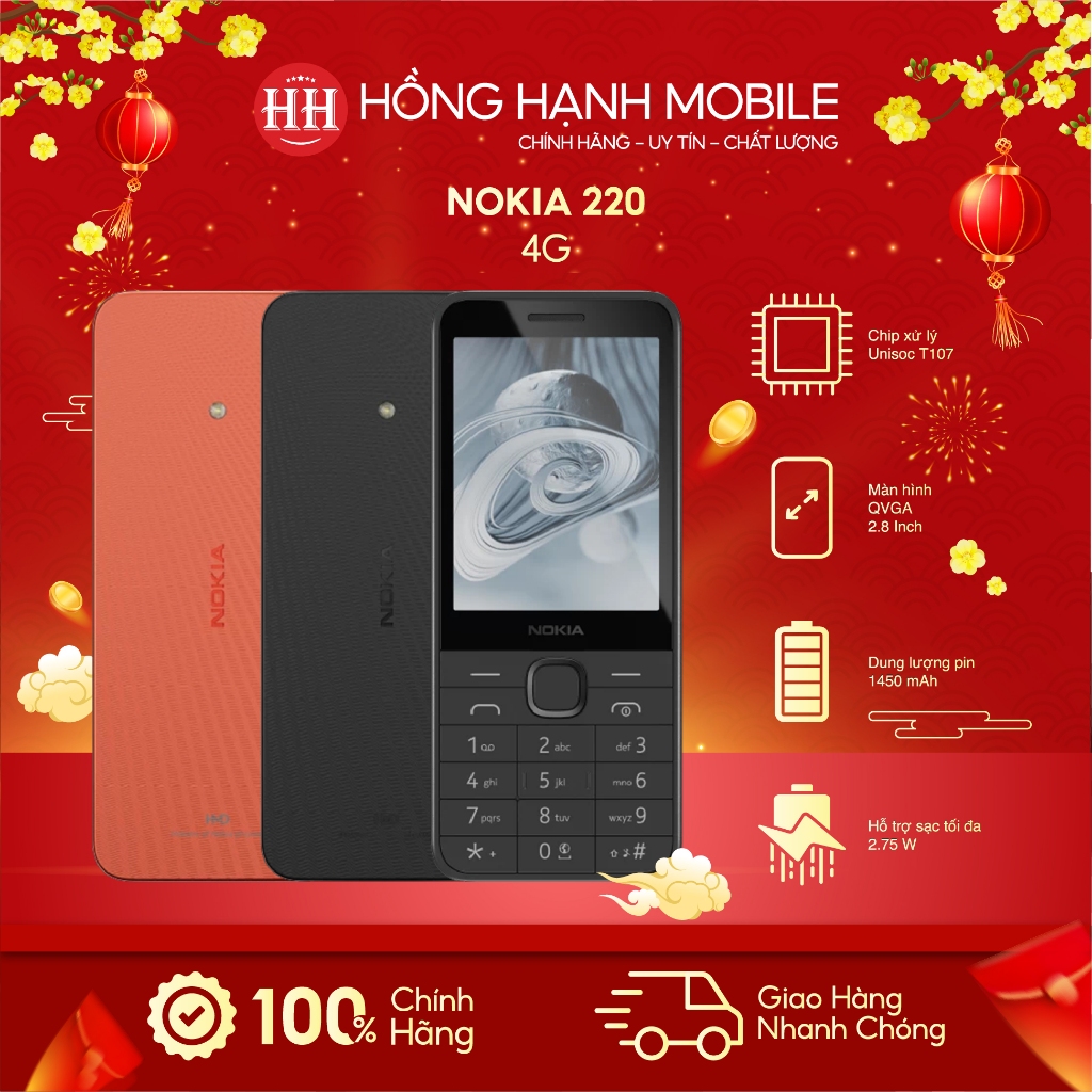 Điện Thoại Nokia 220 4G - Hàng Chính Hãng | BigBuy360 - bigbuy360.vn