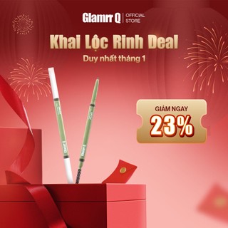   DEAL LỘC ĐẦU NĂM  Chì Kẻ Mày Glamrr Q Bền Màu Thuần Chay VEGAN SUPER STAY BROW PENCIL  0.08g  