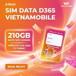 [FREE 1 NĂM] Sim 4G Trọn Gói 1 Năm Miễn Phí 7GB/Ngày Tốc Độ Cao - Sim 4G Vietnamobile Miễn Phí 12 Tháng Giá Rẻ