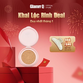   DEAL LỘC ĐẦU NĂM  Phấn nước GLAMRR Q LONG WEAR DD CUSHION - SPF50+ PA+++  1 lõi x 13g  