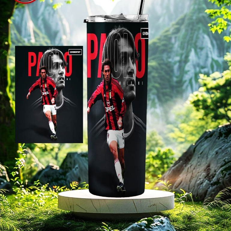 LY GIỮ NHIỆT CAO CẤP IN HÌNH PAOLO MALDINI