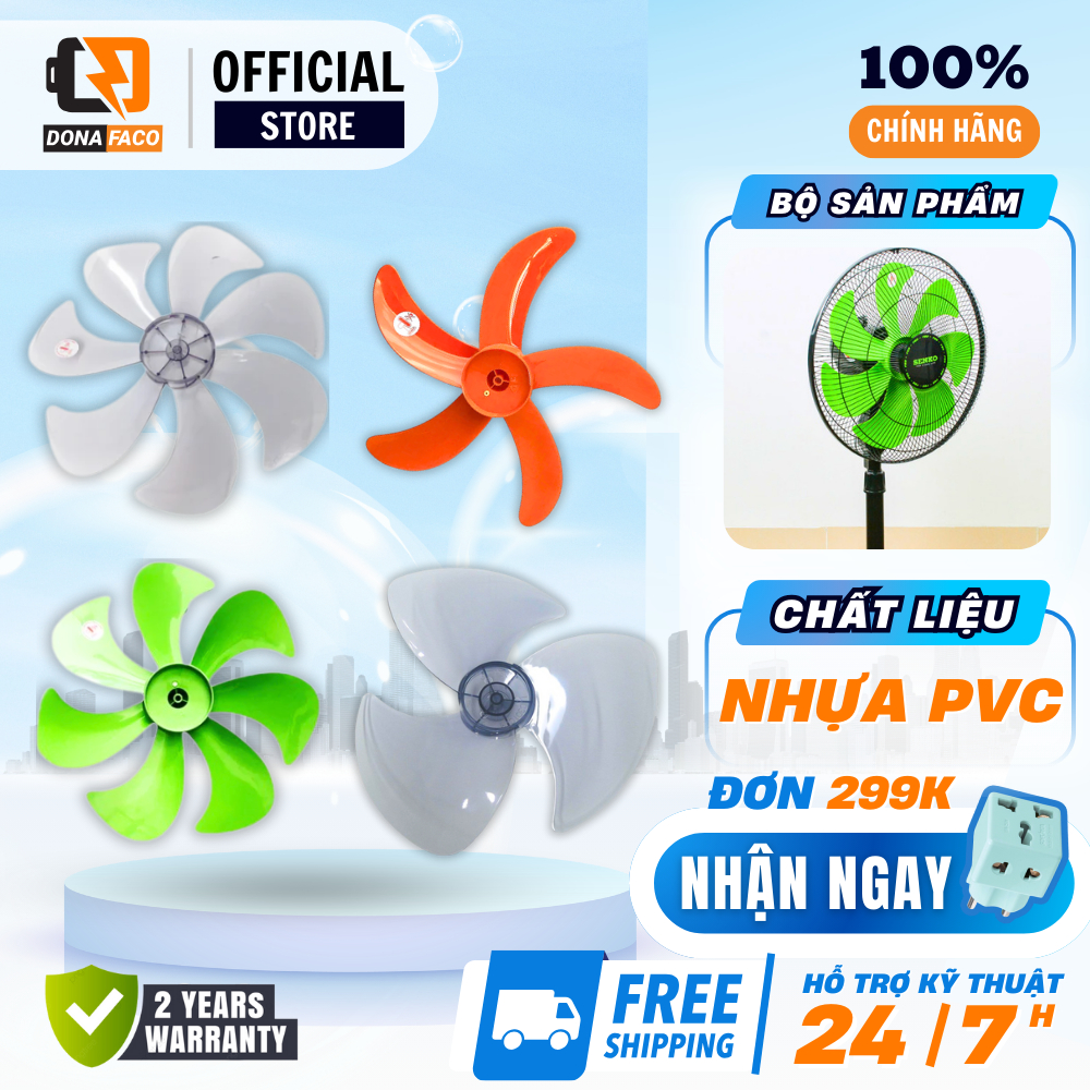 Cánh quạt senko nhựa ABS siêu bền các mẫu quạt 3 cánh 5 cánh 7 cánh - cánh quạt B3, B4, B5