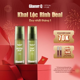   COMBO TẶNG 02 QUÀ Combo 02 Xịt Khóa Nền Cố Định Glamrr Q Vegan Super Stay Makeup Fixer Fullsize  2 chaix50ml  